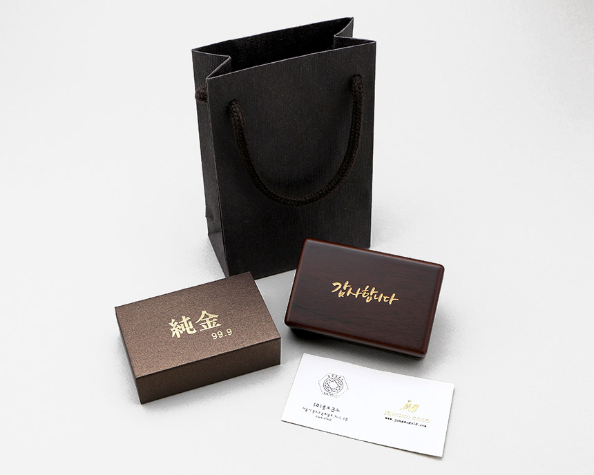 종로골드 순금 열쇠 미니케이스 클로즈업 디테일 이미지