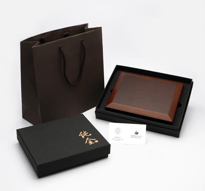 고급 우드케이스와 포장 예시 이미지